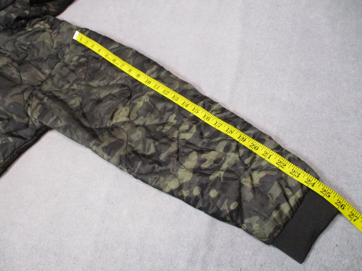 Woobie Gear Black Camo Full Zip Quilted Hoodie Jacket 3XL Nylon New Without Tags - Centex Military Gear