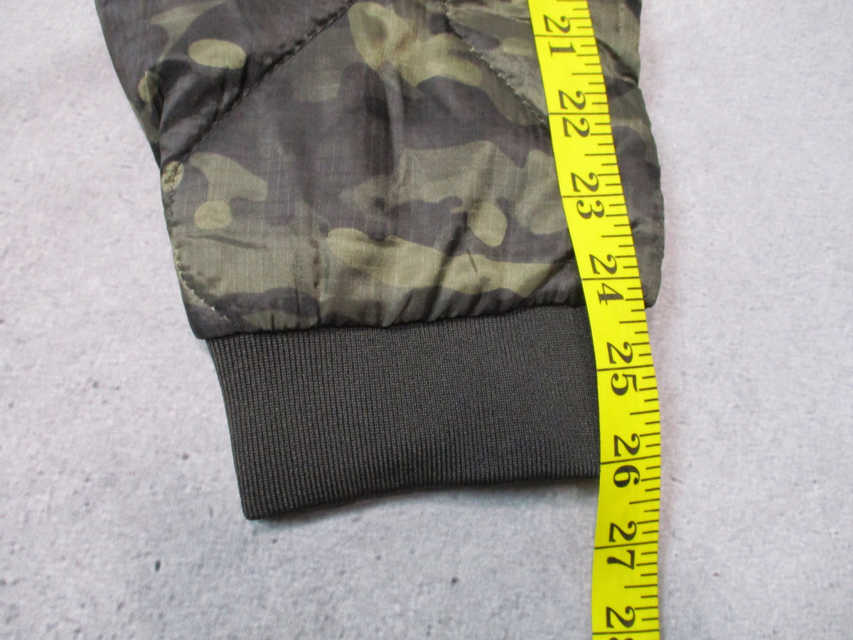 Woobie Gear Black Camo Full Zip Quilted Hoodie Jacket 3XL Nylon New Without Tags - Centex Military Gear