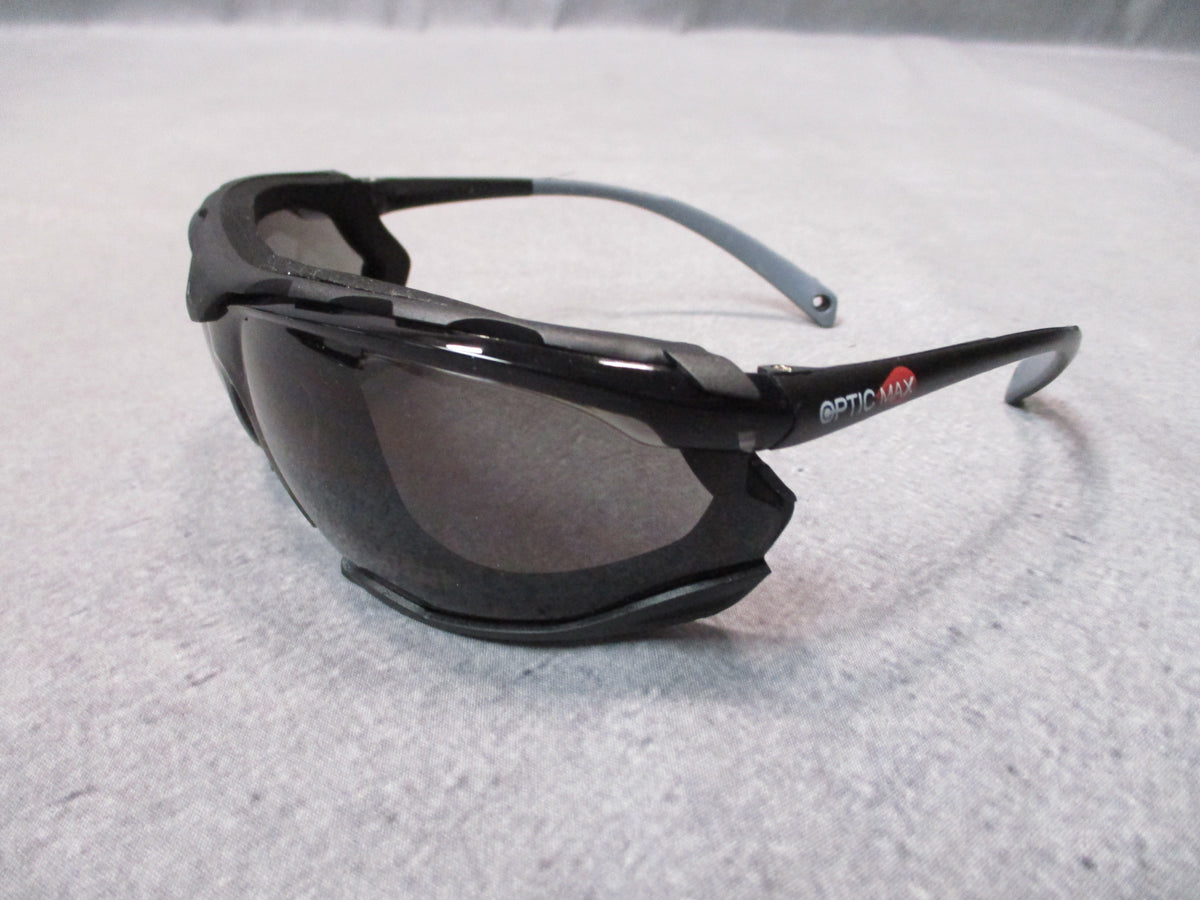 OpticMax 1400/ND Shooting Safety Glasses Gray Lens Anti-Fog Foam Lined New Box - Centex Military Gear