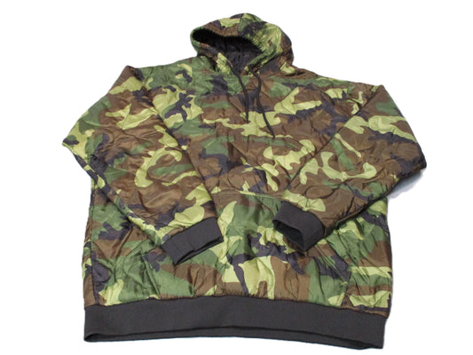 Woobie Gear Woodland M81 Camo Quilted Pullover Hoodie 3XL Nylon NWOT - Centex Military Gear