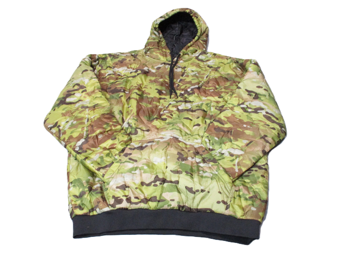 Woobie Gear MultiCam Camo Quilted Pullover Hoodie 3XL Nylon Ripstop NWOT - Centex Military Gear