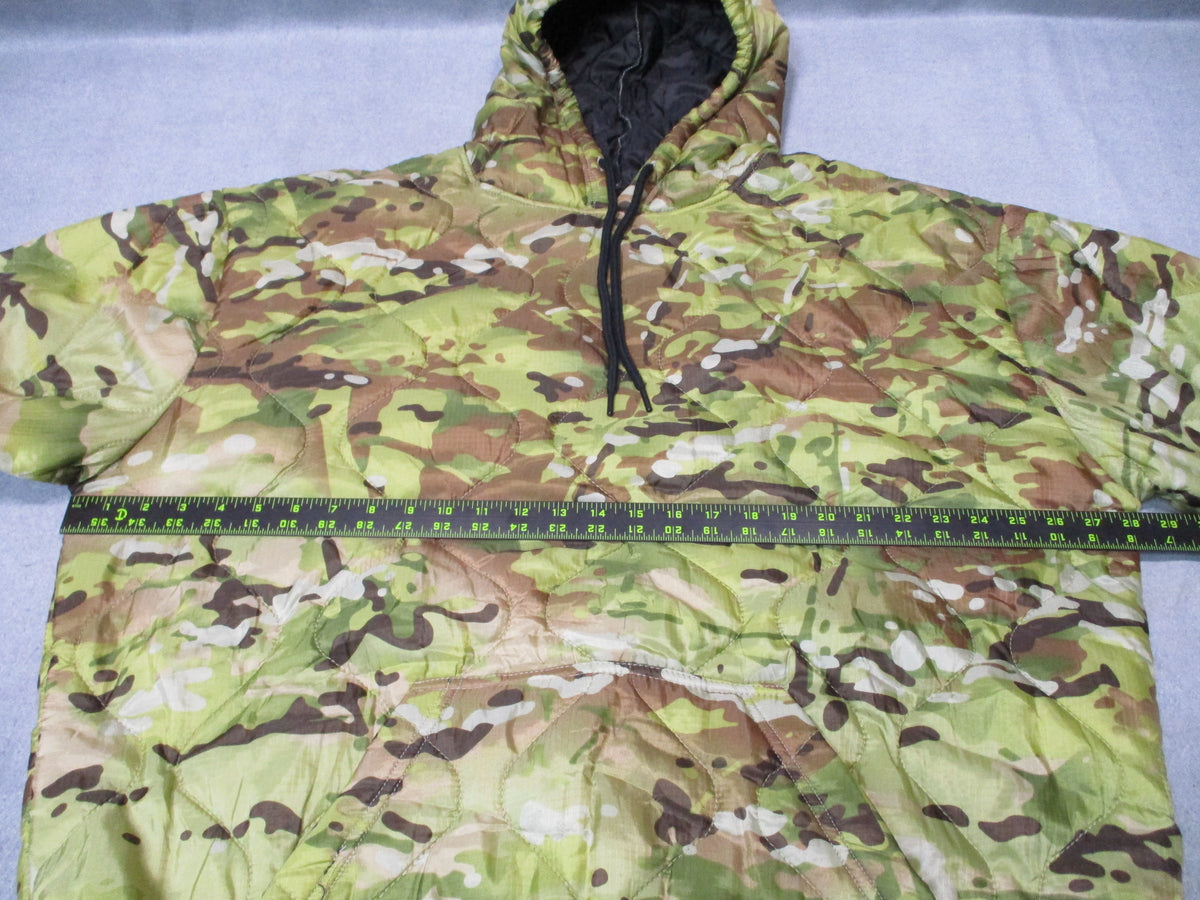 Woobie Gear MultiCam Camo Quilted Pullover Hoodie 3XL Nylon Ripstop NWOT - Centex Military Gear