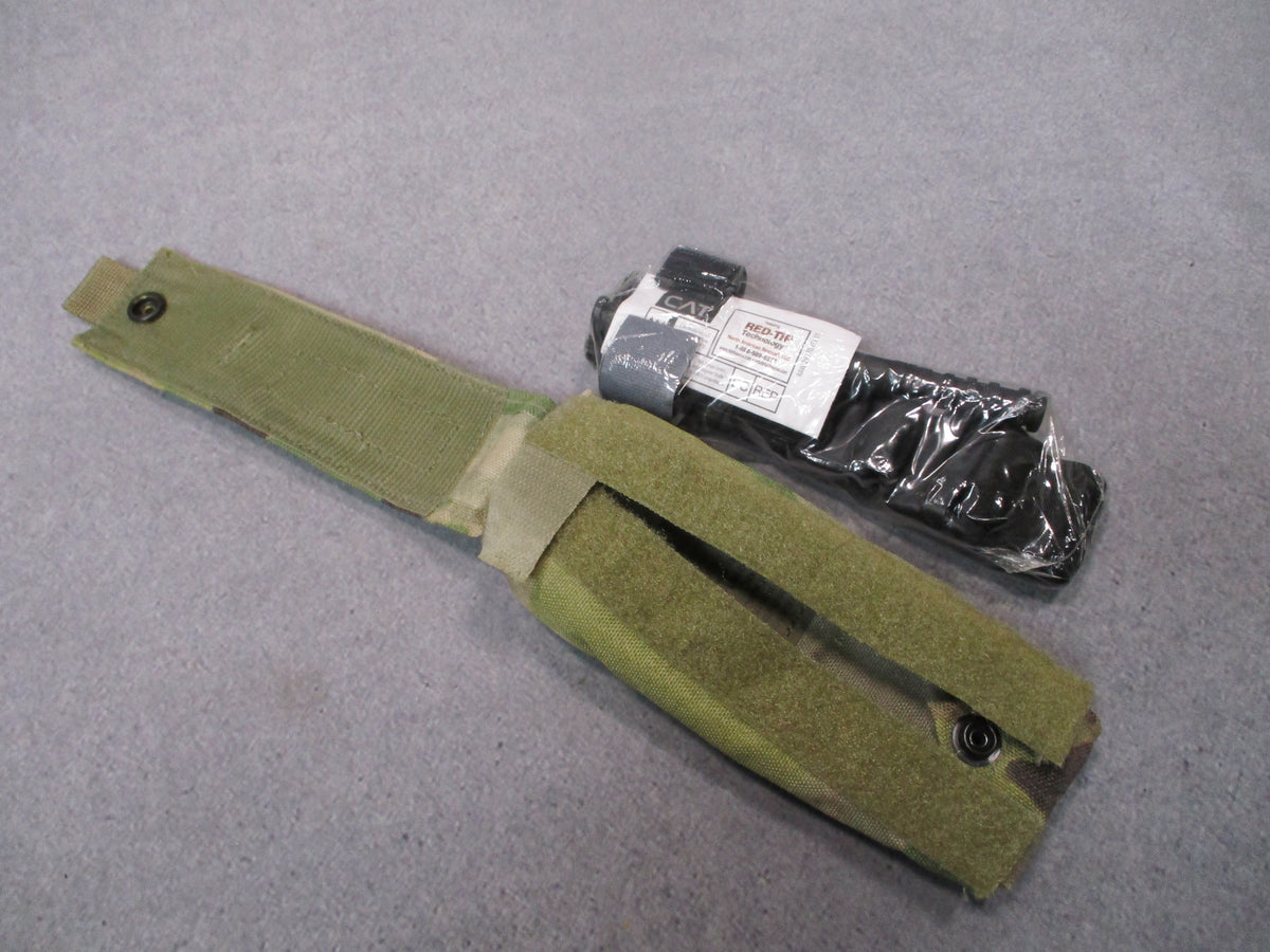 NAR CAT Gen 7 Tourniquet New Sealed Black with USGI SEKRI Camo Pouch Used - Centex Military Gear