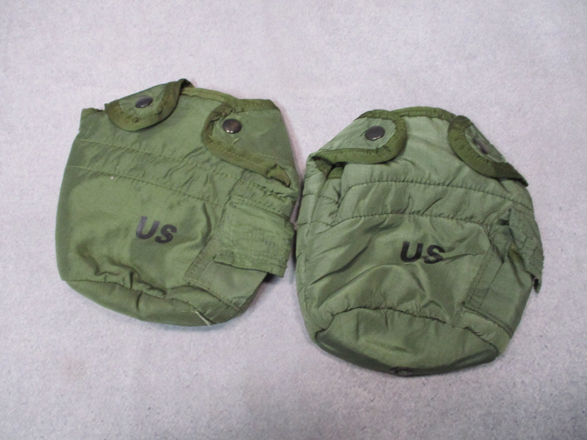 USGI ALICE LC-2 1 Quart Canteen Cover Pouches Olive Drab Reyes 2004 Lot of 2 - Centex Military Gear