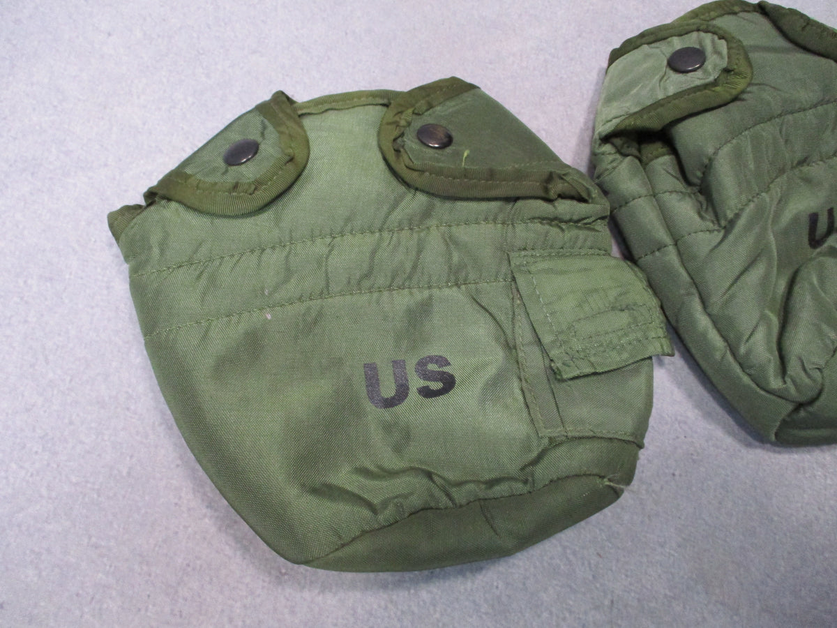 USGI ALICE LC-2 1 Quart Canteen Cover Pouches Olive Drab Reyes 2004 Lot of 2 - Centex Military Gear
