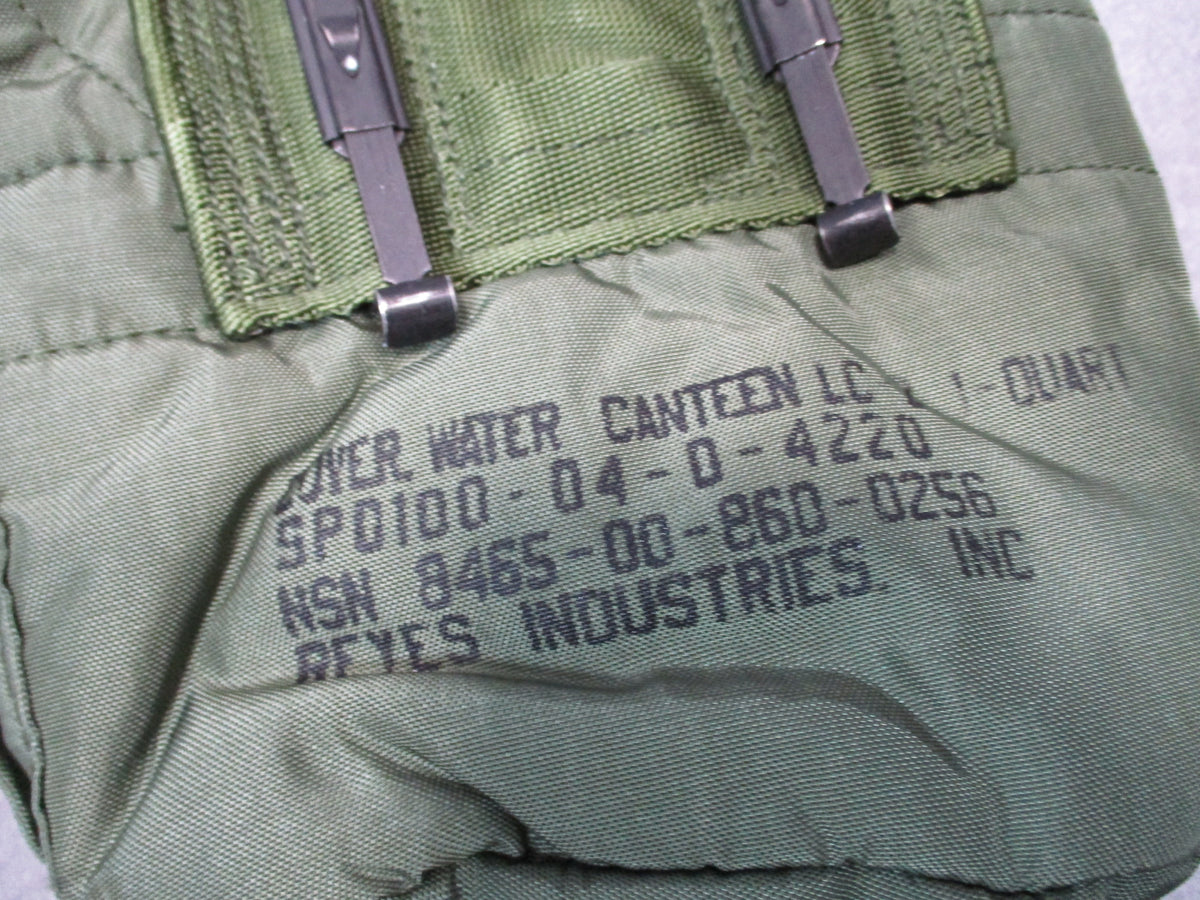 USGI ALICE LC-2 1 Quart Canteen Cover Pouches Olive Drab Reyes 2004 Lot of 2 - Centex Military Gear