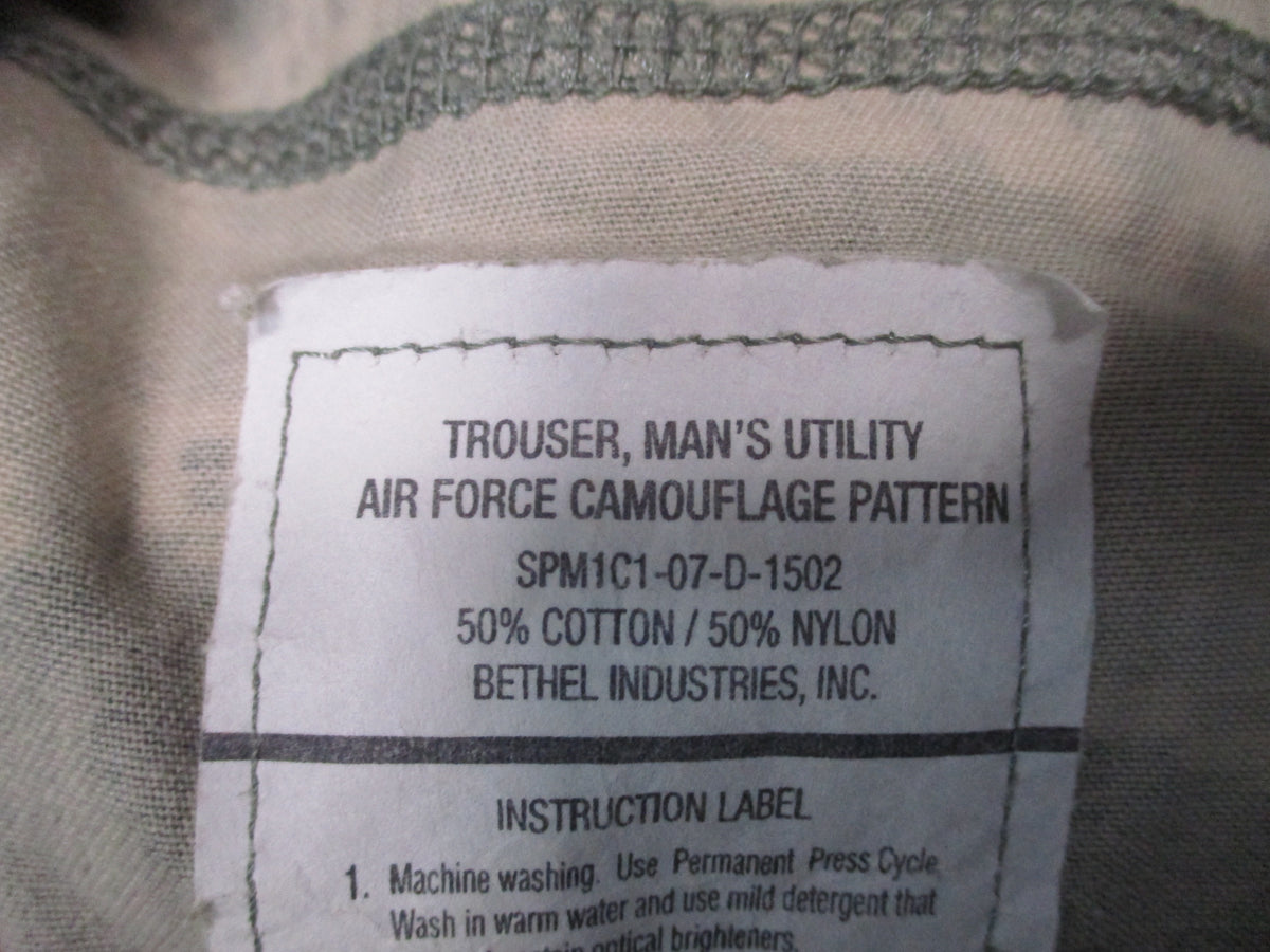 USAF ABU Digital Tiger Stripe Cargo Pants 32 Short DSCP Bethel Military Trousers - Centex Military Gear