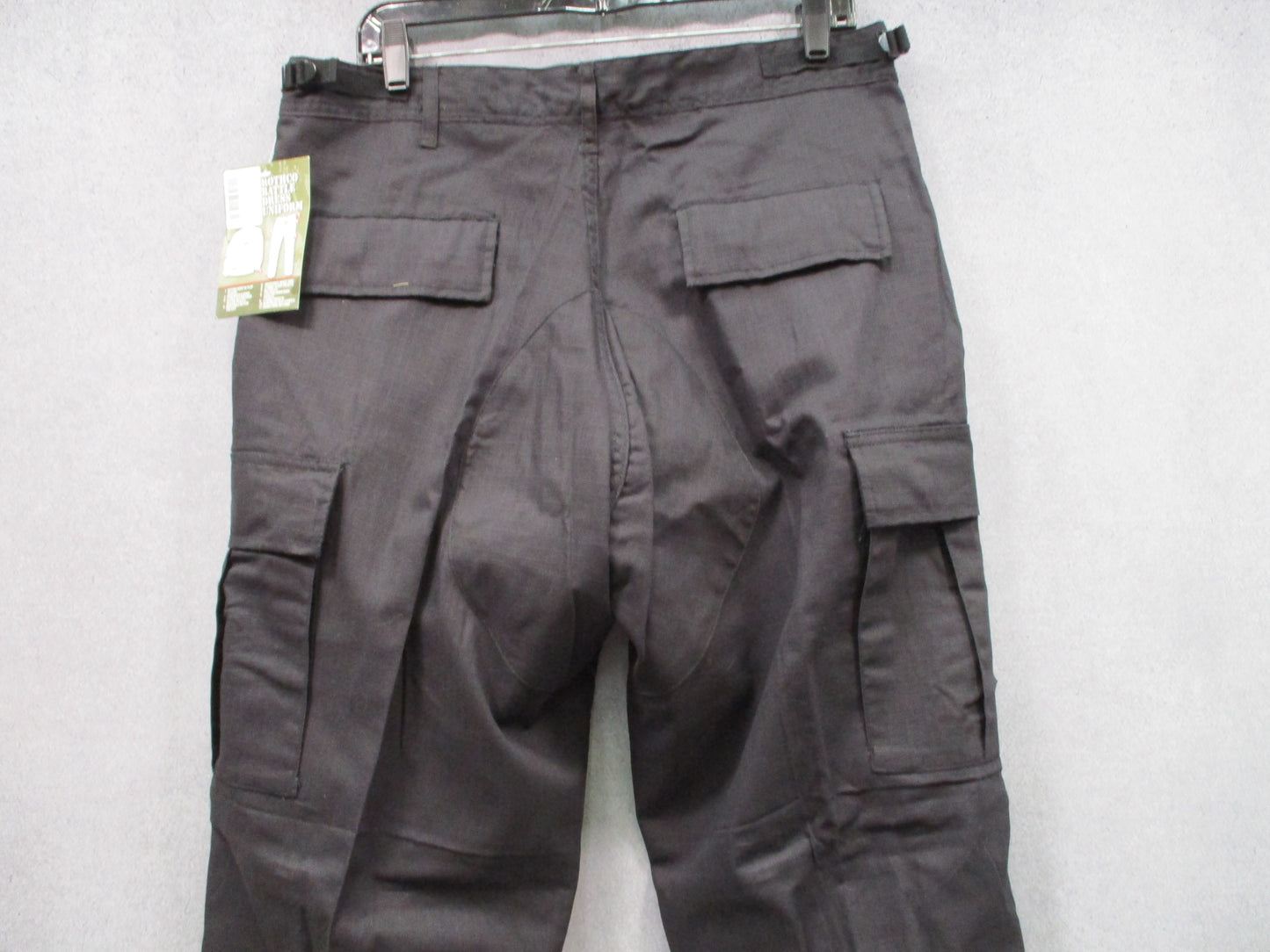 Rothco Black BDU Cargo Pants 100% Cotton Ripstop Tactical Military Style NWT