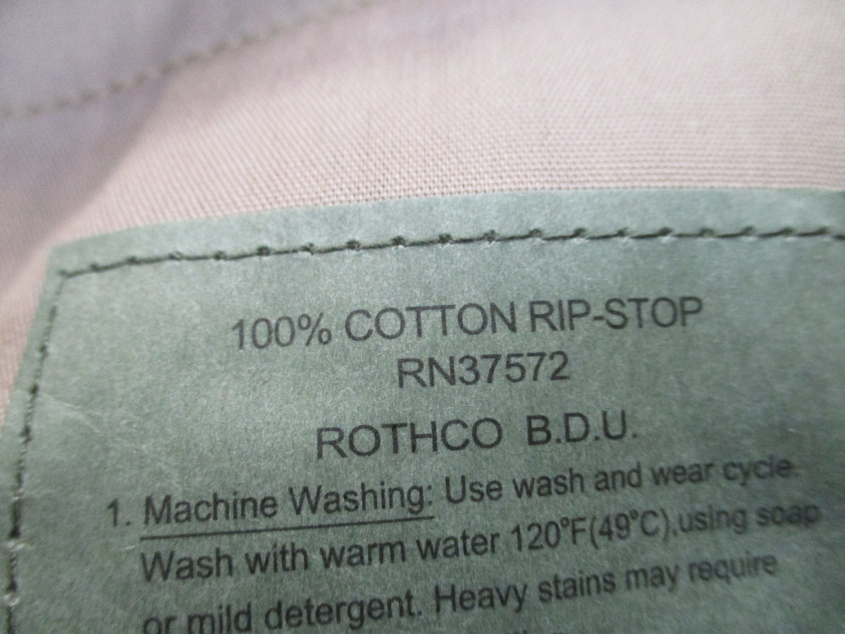 Rothco Khaki BDU Cargo Pants Tactical Work 100% Cotton Ripstop Trousers NWT