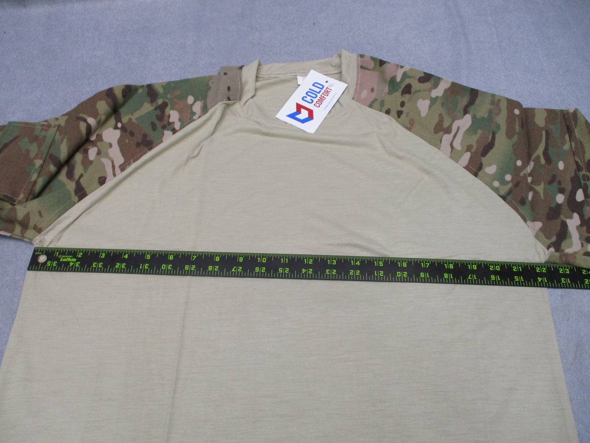 Cold Comfort FR Combat Shirt Multicam Large Sand USAF Flame Resistant NOS