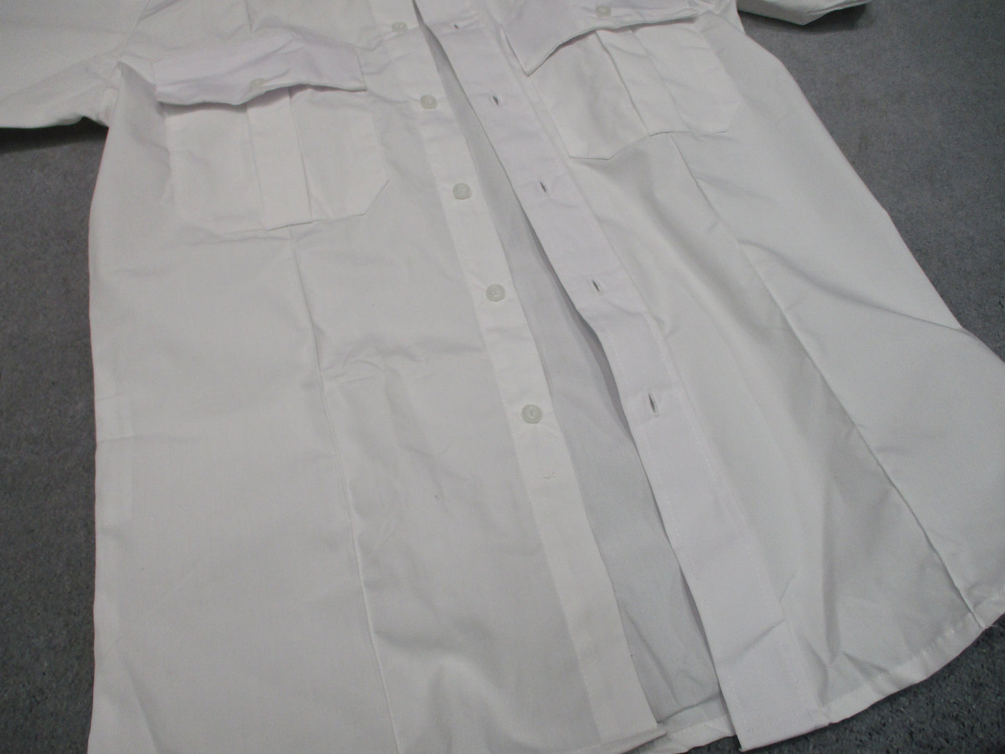 Rothco White EMT Police Security First Responder Uniform Shirt Short Sleeve New