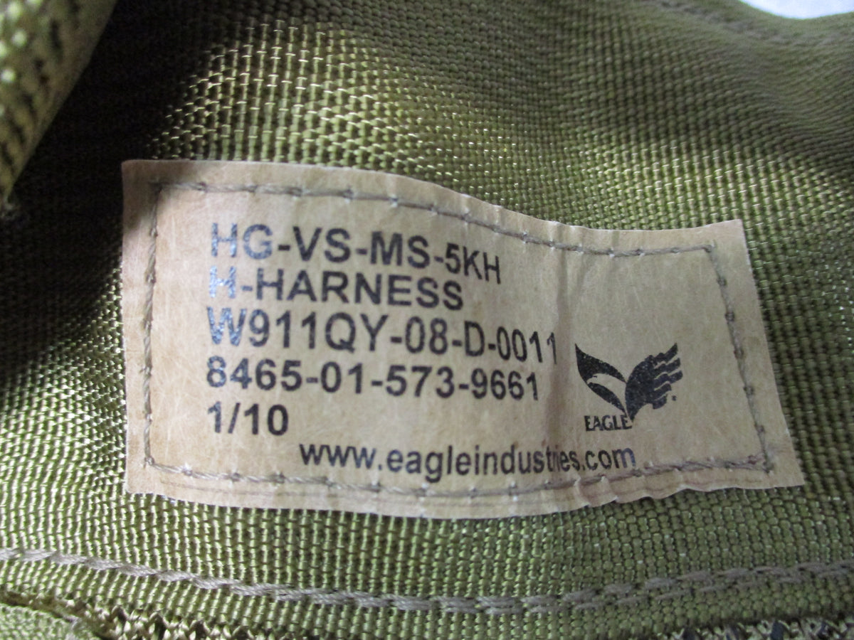 New Eagle Industries H-Harness Khaki MOLLE Chest Rig USGI NSN 8465-01-573-9661