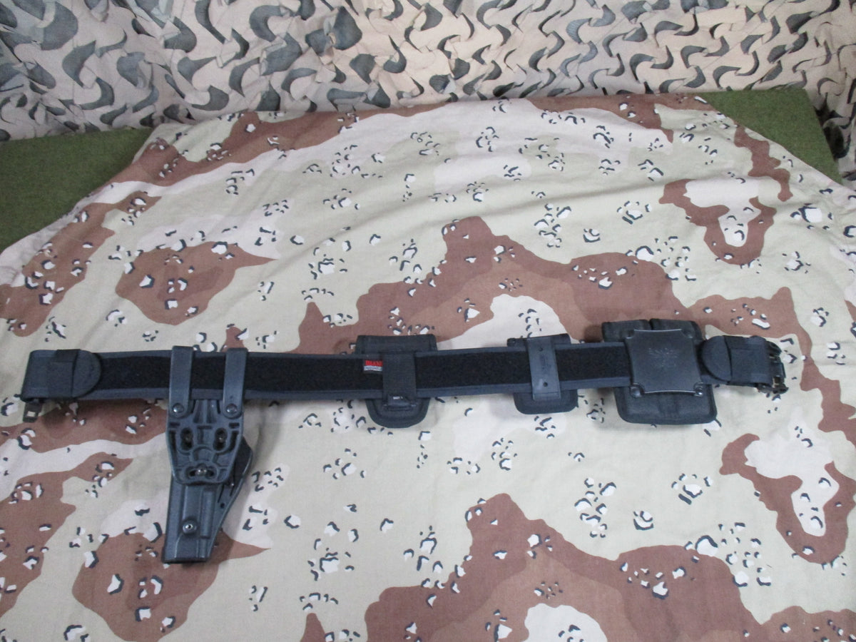 Bianchi Duty Belt Set Small Blackhawk M9 Holster Pouches S&W Handcuffs No Keys