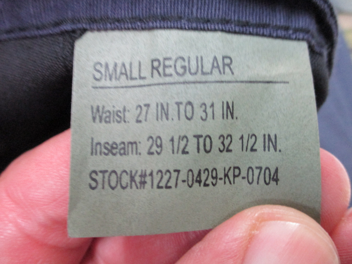 Rothco 5929 Navy Blue BDU Cargo Pants 100% Cotton Ripstop Work Tactical NWT