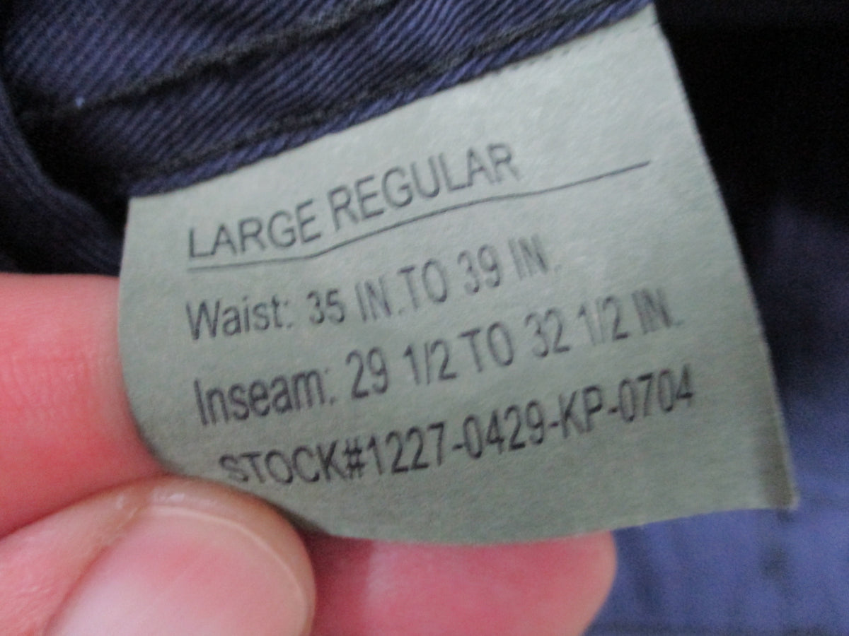 Rothco Navy Blue BDU Cargo Pants Trousers Fatigues 55/45 Tactical Work NWT