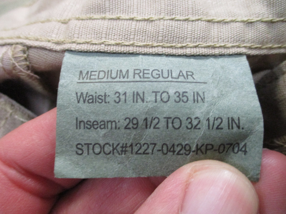 Rothco Khaki BDU Cargo Pants Tactical Work 100% Cotton Ripstop Trousers NWT