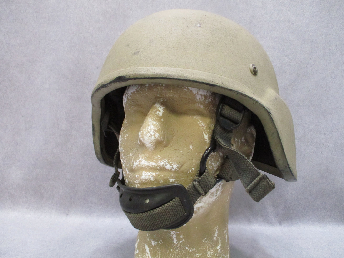 RBR Mach 1 ACH MICH Style Ballistic Helmet Large Tan Used Surplus