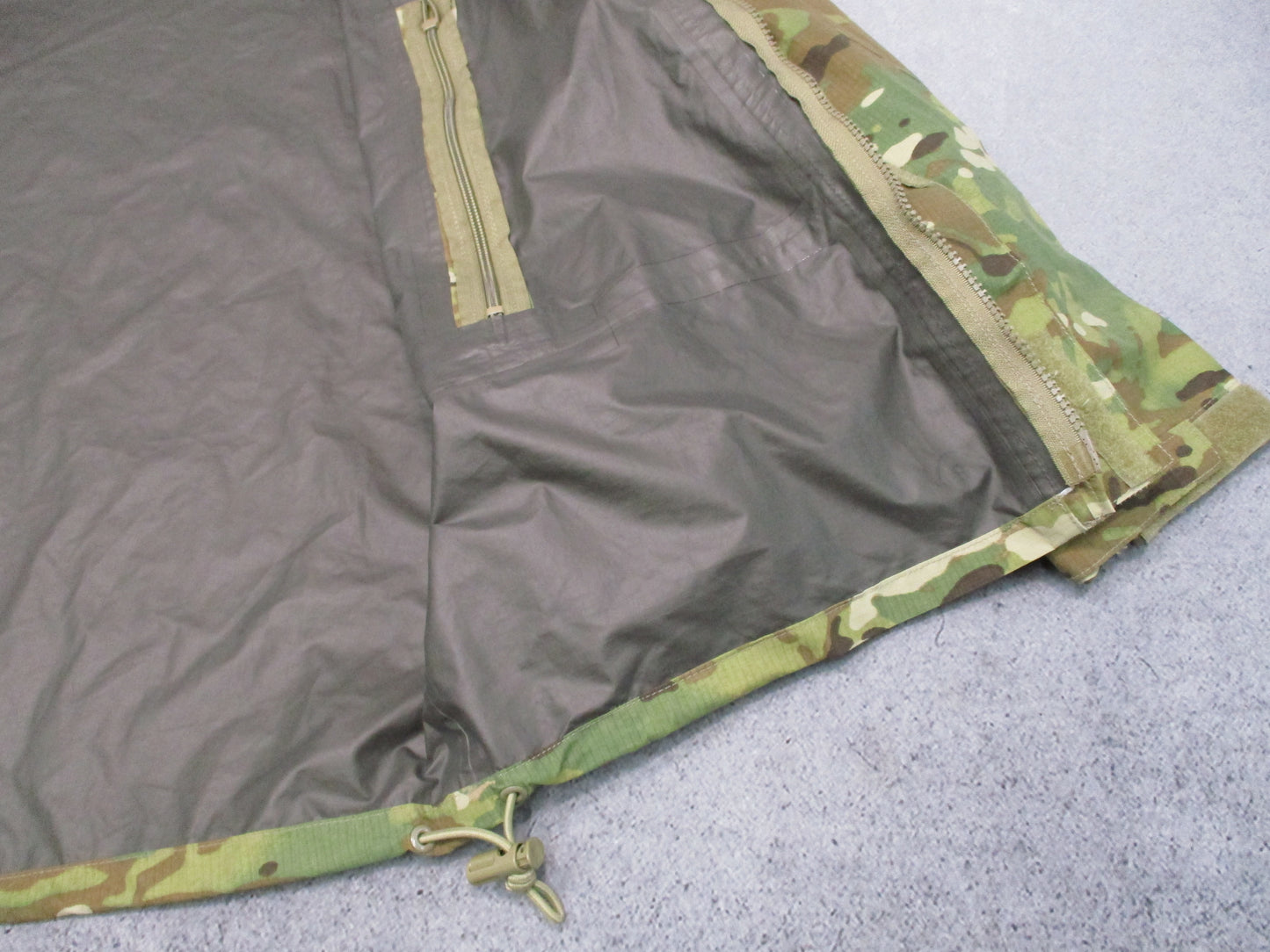 US Army ECWCS Gen III Level 6 Wet Weather Rain Jacket Multicam Pattern NO TAG