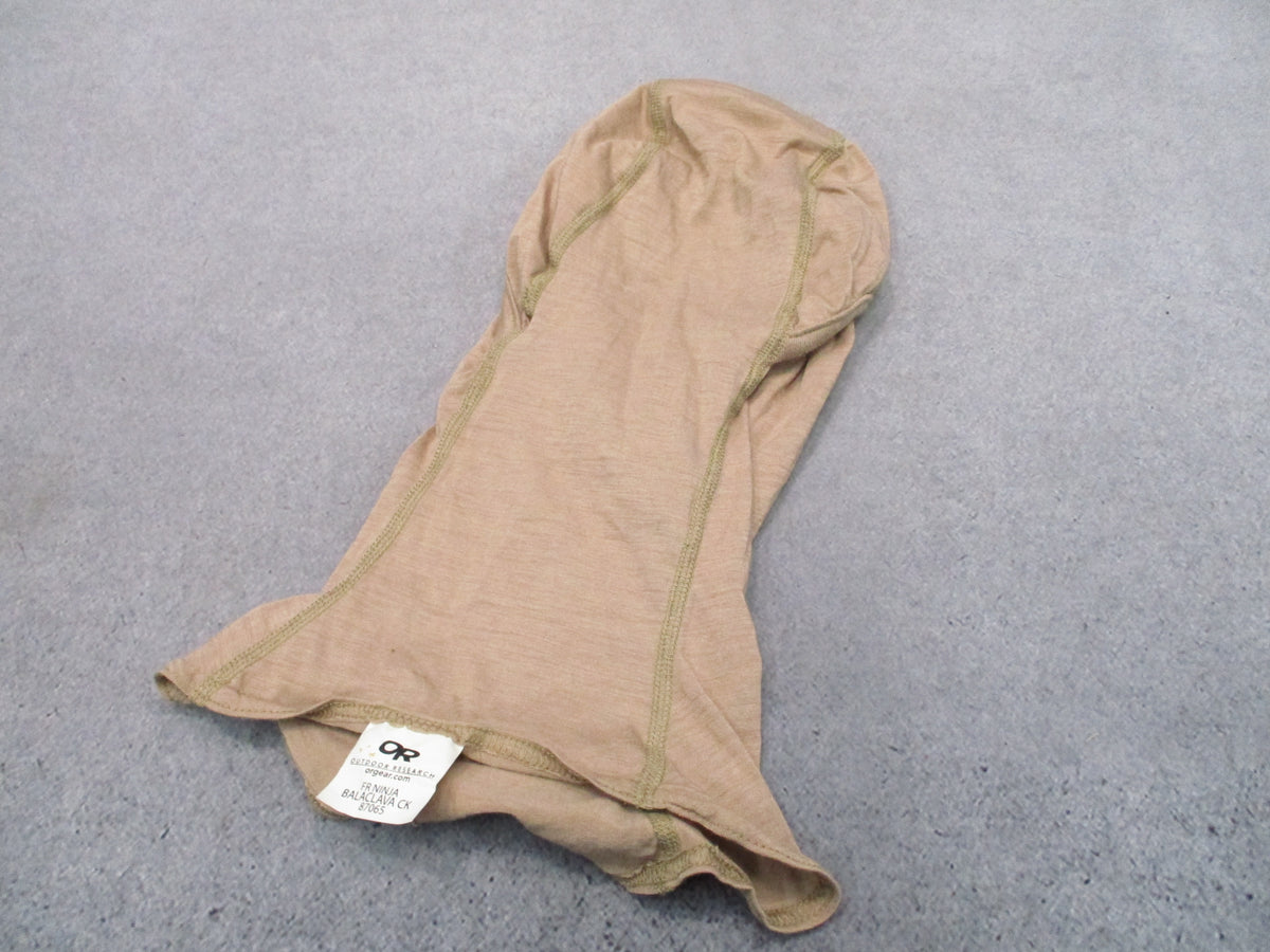 Outdoor Research FR Ninja Balaclava Coyote Tan Flame Resistant 87065 Used