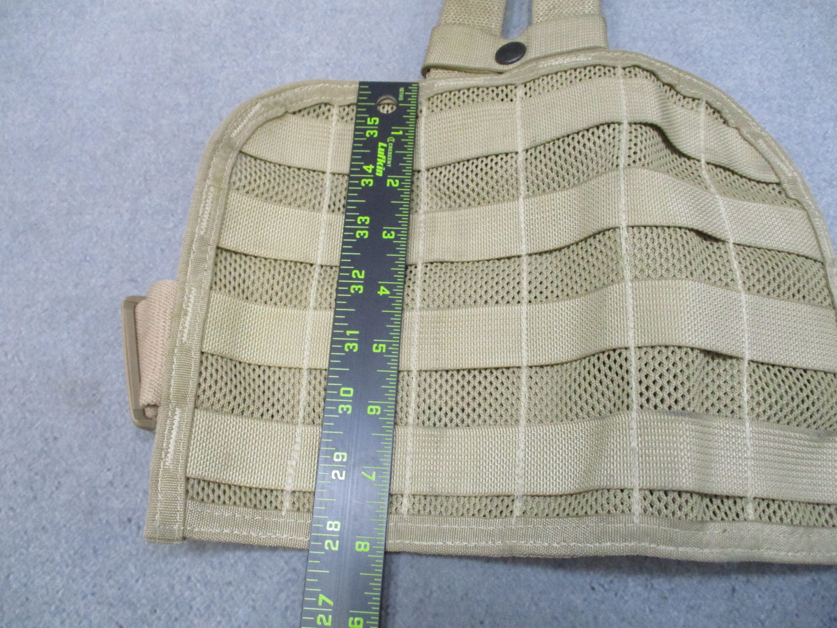 Spec-Ops Brand Drop Leg Panel Desert Tan Mesh Tactical Thigh Rig Made in USA