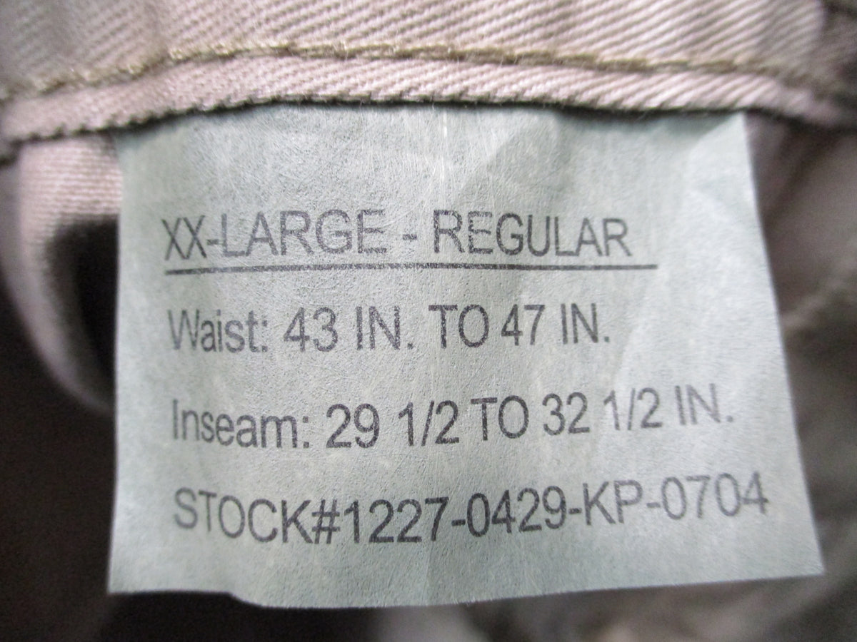 Rothco Khaki BDU Cargo Pants Tactical Trousers Military Fatigues 55/45 NWT