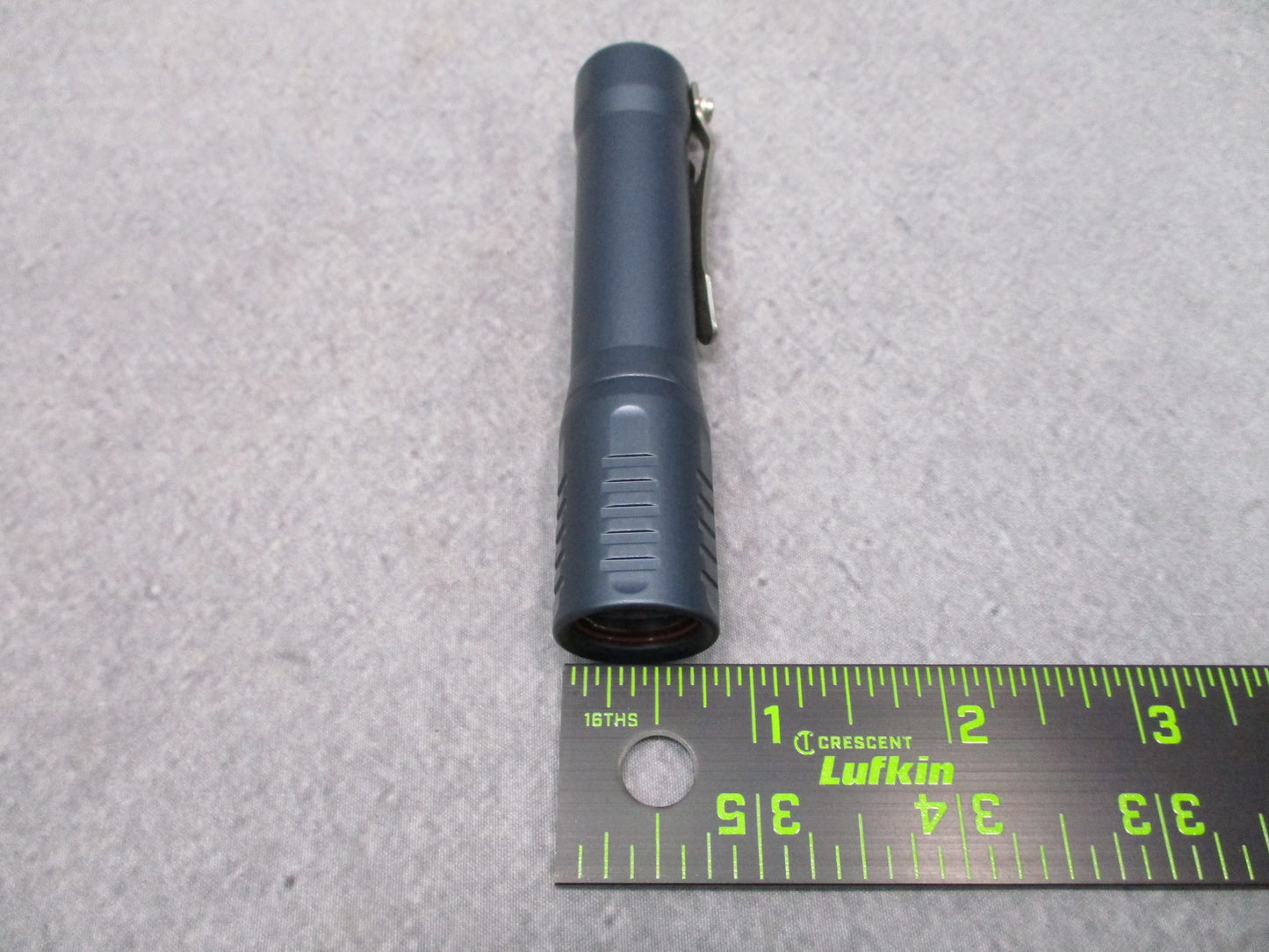 Focus Works F2 Flashlight Gunmetal Blue 5000K Samsung LH351D EDC Light New