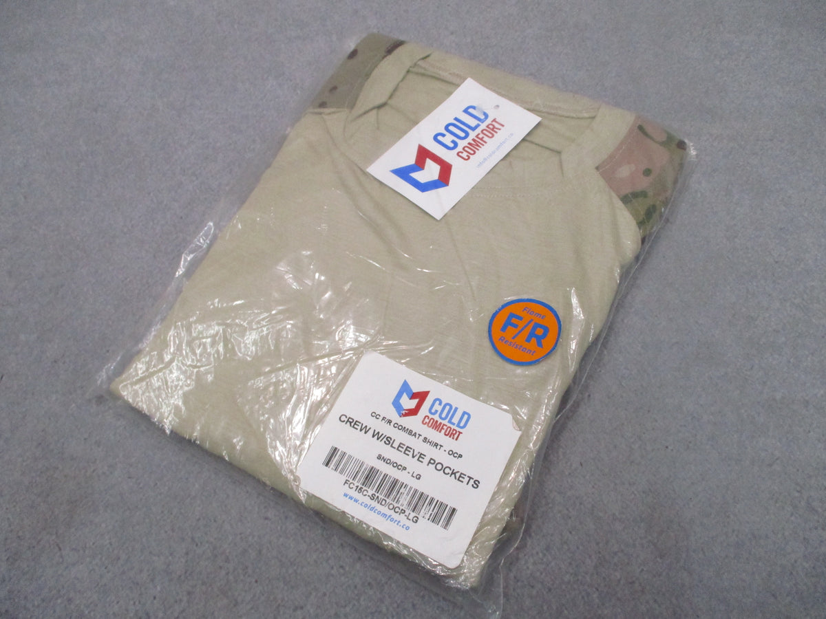 Cold Comfort FR Combat Shirt Multicam Large Sand USAF Flame Resistant NOS