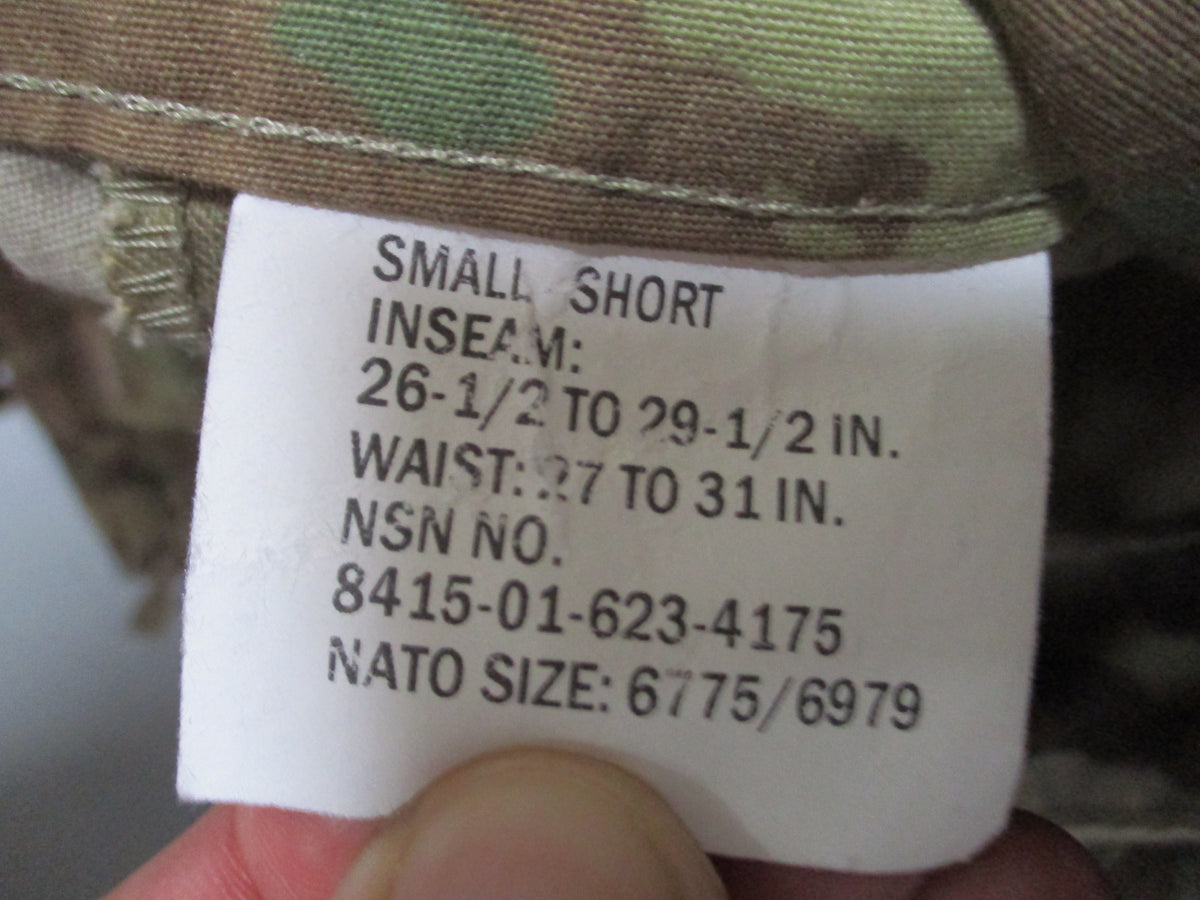 USGI OCP Scorpion W2 ACU Combat Trousers 50/50 NYCO Army Air Force Used Pants