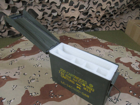 USGI ammo can pistol case set foam insert tactical gear organizer padded box