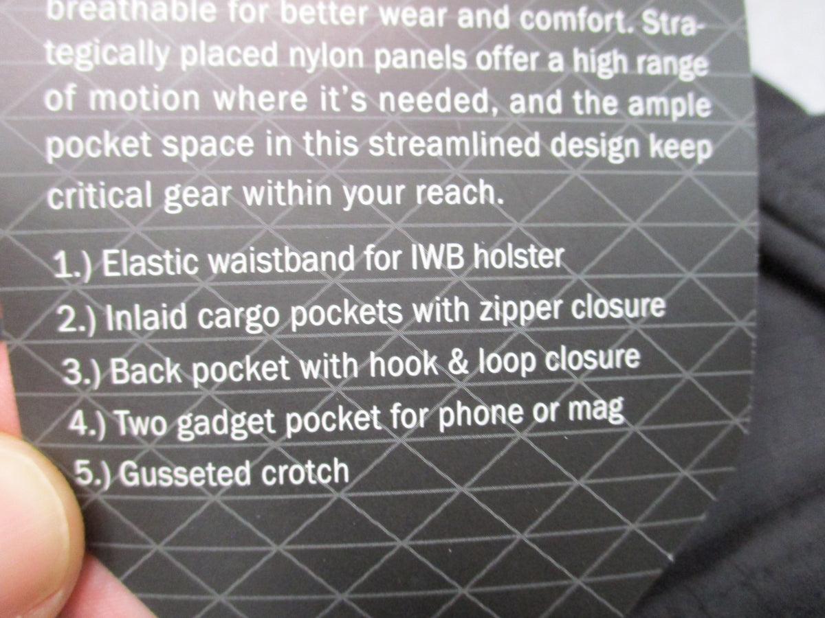 Condor Men's Odyssey Gen III Tactical Cargo Pants Black Stretch 101254 NWT