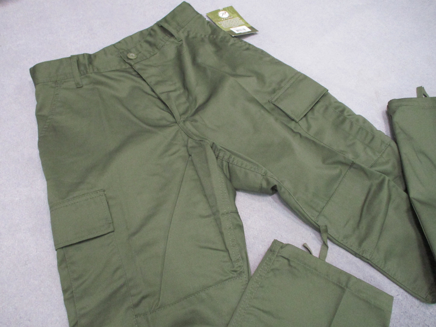 Rothco 7838 Olive Drab BDU Cargo Pants Trousers Fatigues Tactical Work NWT