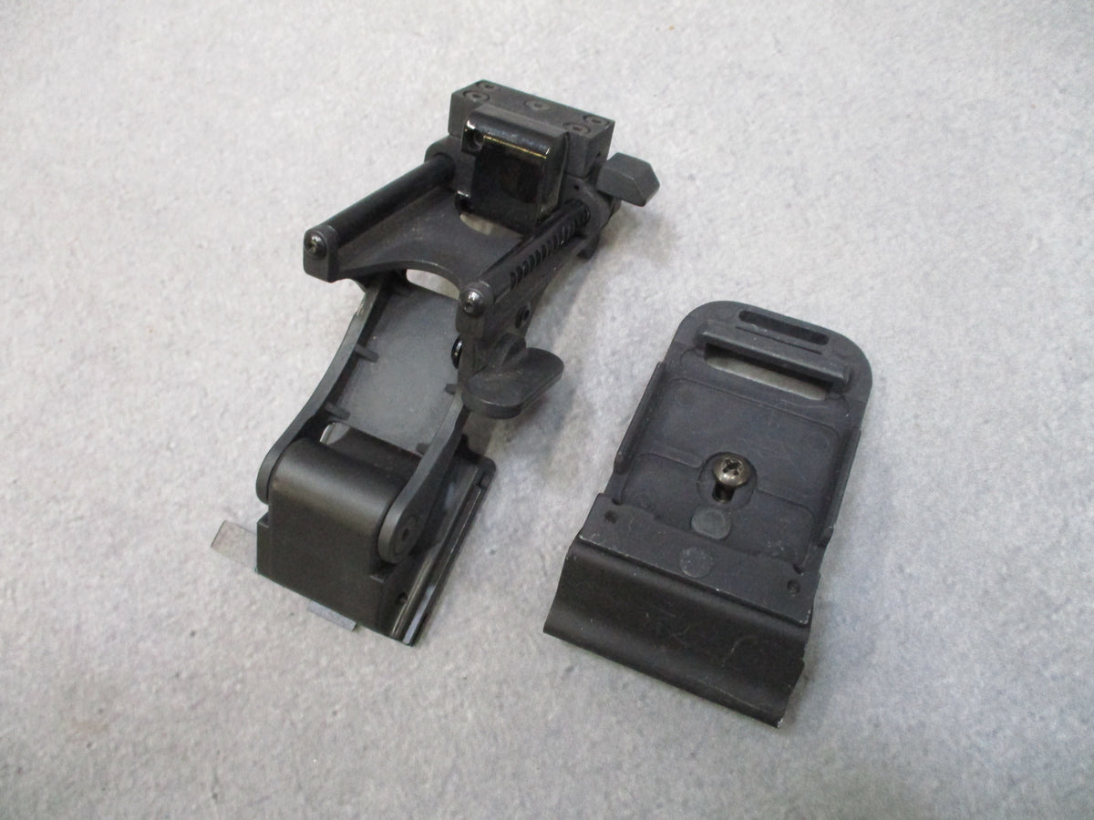 Norotos Rhino NVG Helmet Mount with 1-Hole ACH Base Plate Black USGI A3256368