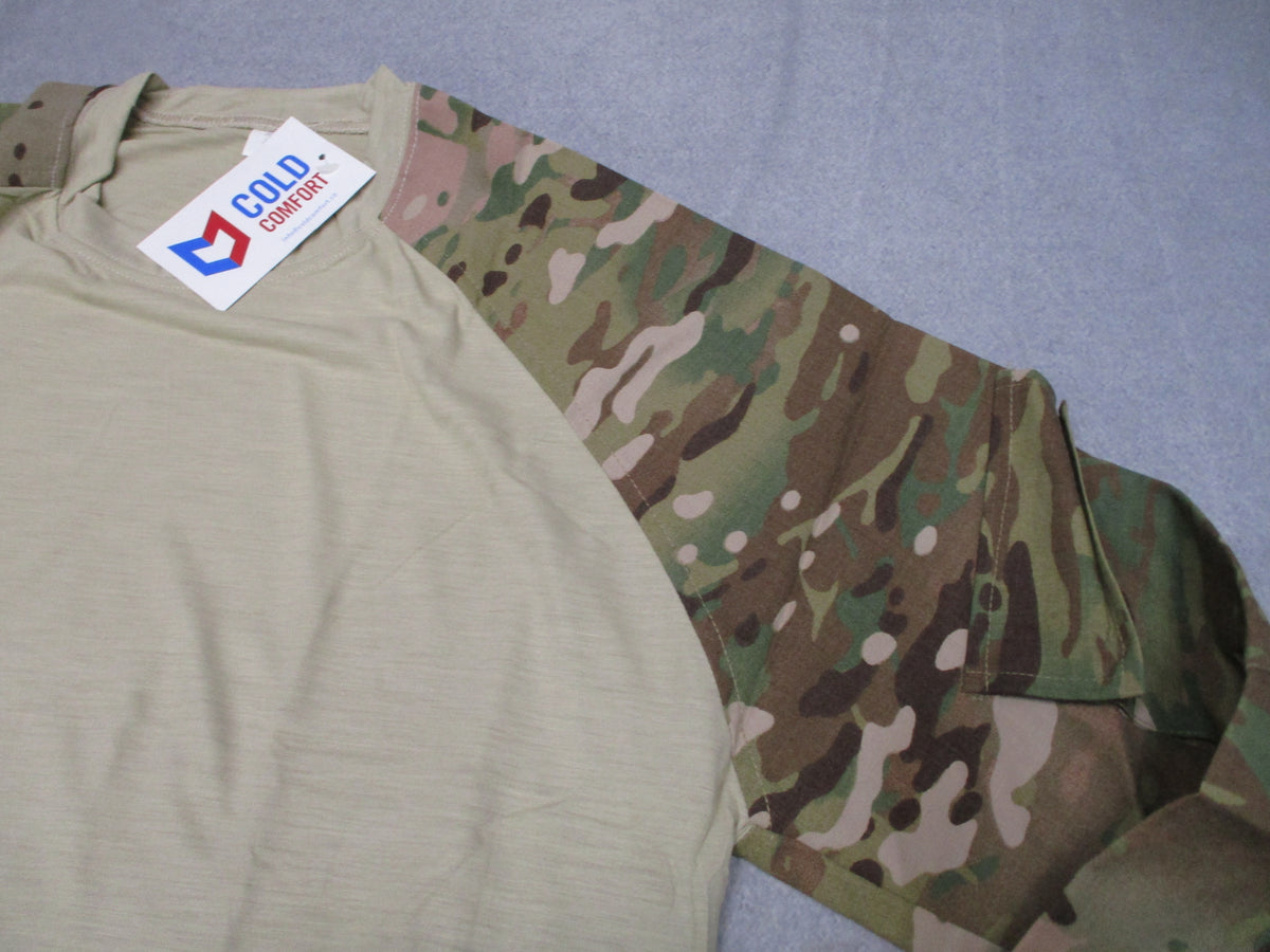 Cold Comfort FR Combat Shirt Multicam Large Sand USAF Flame Resistant NOS