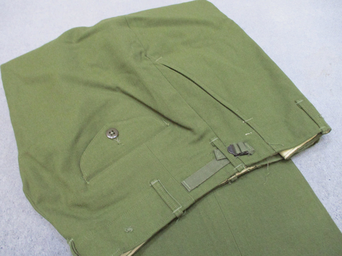 Vintage USGI M-1951 Wool Field Trousers Medium Regular OD Green Pants NOS