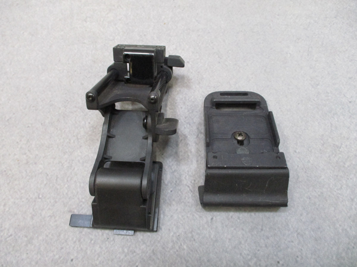 Norotos Rhino NVG Helmet Mount with 1-Hole ACH Base Plate Black USGI A3256368