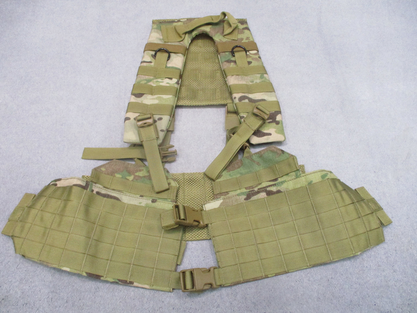 USGI GCS DFLCS V2 H-Gear Multicam MOLLE Load Bearing Harness Vest Large