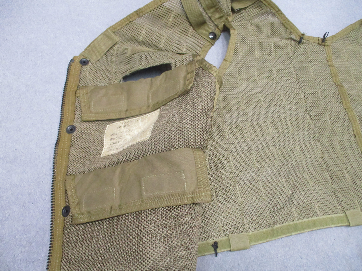 US Military Surplus CMU-36/P Survival Vest MOLLE Tactical Gear Coyote Brown
