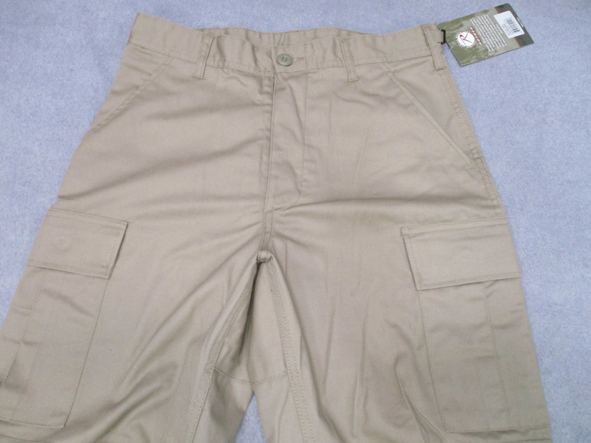 Rothco Khaki BDU Cargo Pants Tactical Trousers Military Fatigues 55/45 NWT