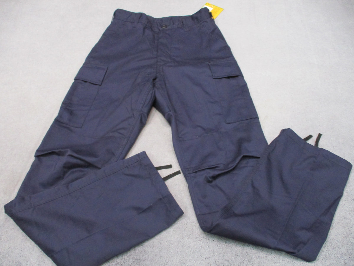 Rothco Navy Blue BDU Cargo Pants Trousers Fatigues 55/45 Tactical Work NWT