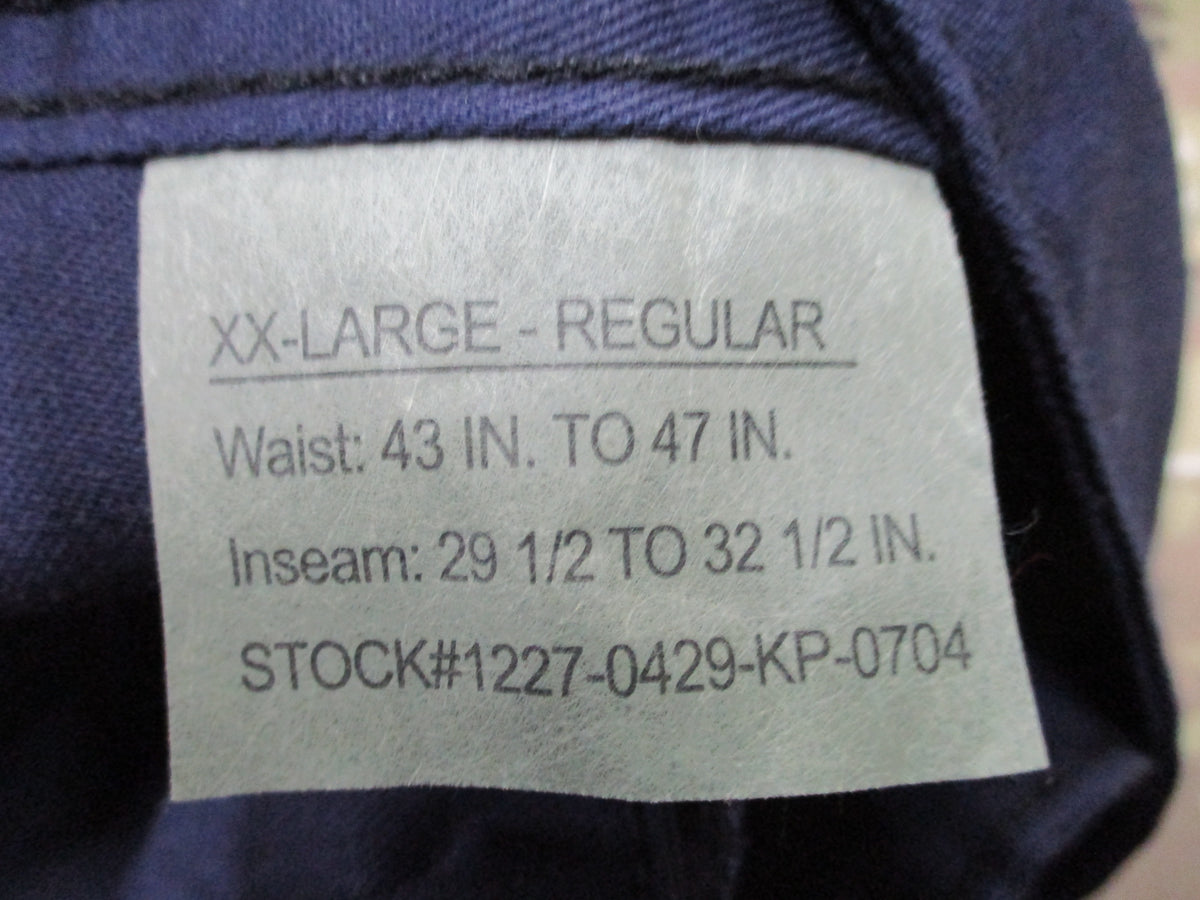 Rothco Navy Blue BDU Cargo Pants Trousers Fatigues 55/45 Tactical Work NWT