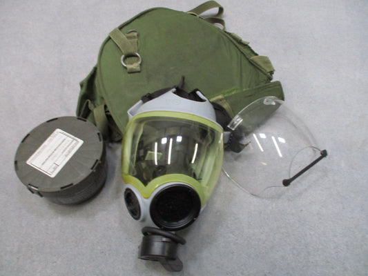 MSA MCU-2/P Gas Mask Small USGI with Bag C2A1 Filter & M/L Outsert Surplus