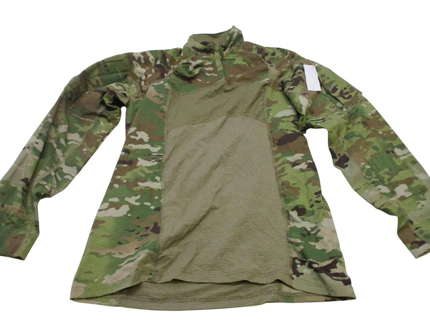 NEW ARMY OCP MULTICAM COMBAT SHIRT TYPE II X-LARGE 1/4 ZIP TOP FLAME RESISTANT