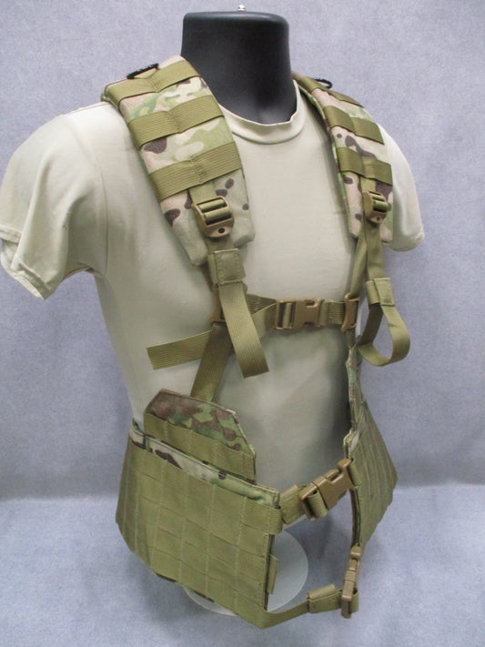 USGI GCS DFLCS V2 H-Gear Multicam MOLLE Load Bearing Harness Vest Large