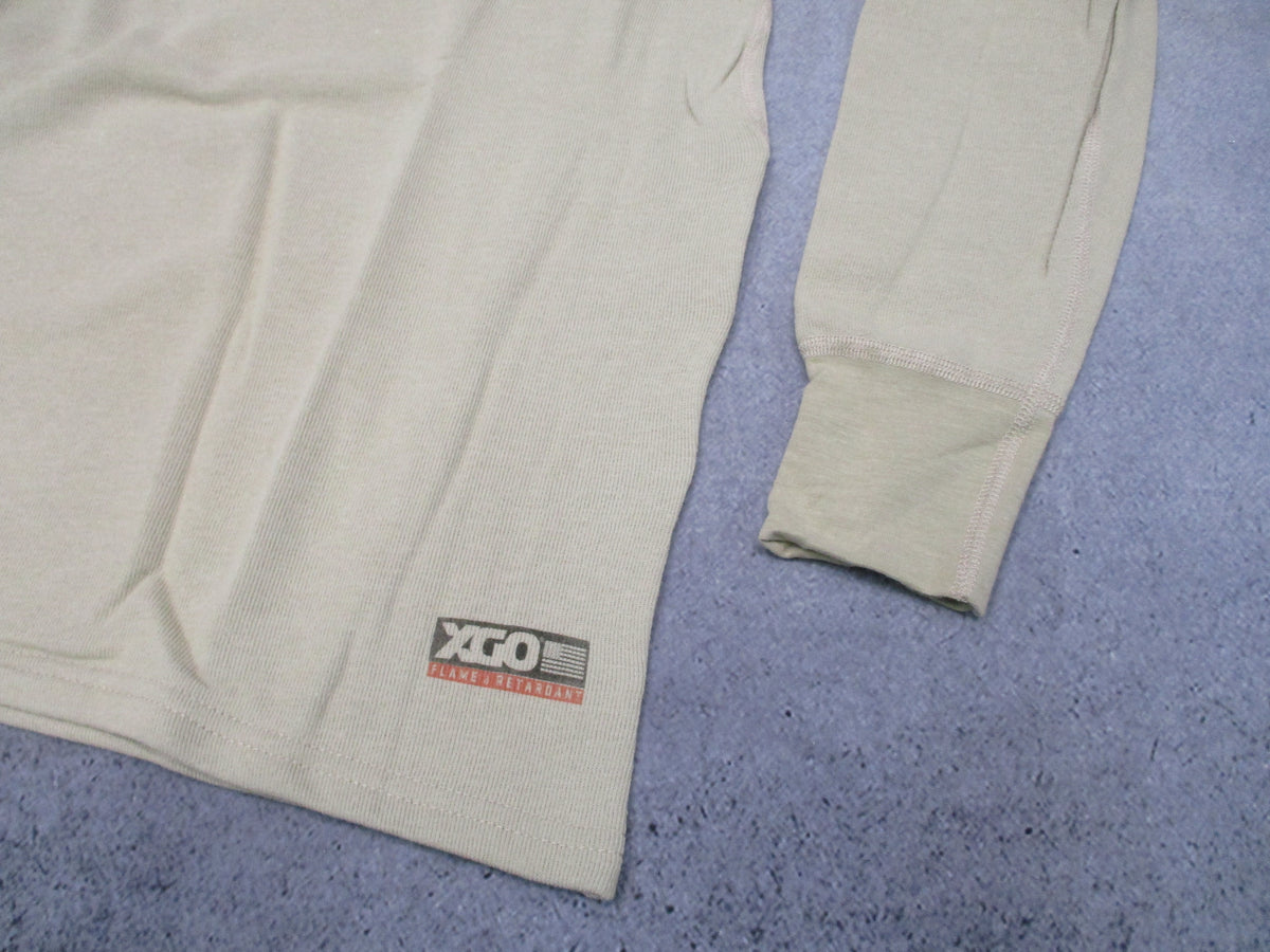 US Military XGO Phase 4 Heavyweight FR Fleece Shirt Small Desert Sand 4F11A NOS