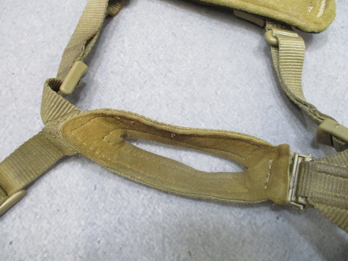 USGI ACH Improved H-Nape Helmet Chin Strap S-XL Tan Lions Services Retention