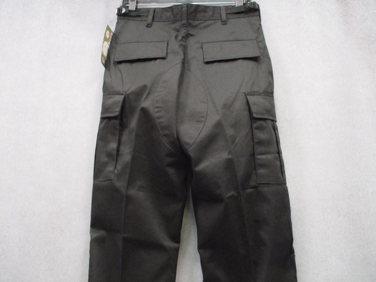 Rothco Black BDU Tactical Cargo Pants Military Fatigue Trousers NWT 55/45
