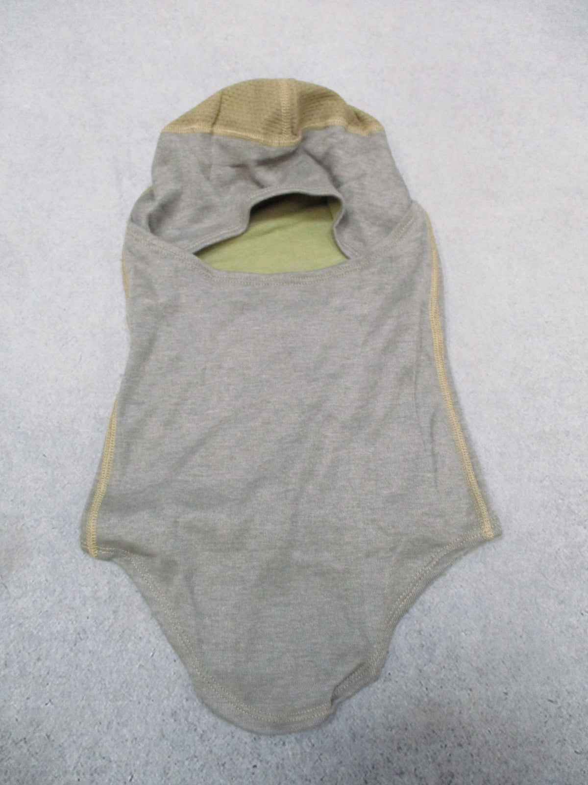 USGI Type II Flame Resistant Balaclava Hood Gray Tan One Size Dawn Enterprises