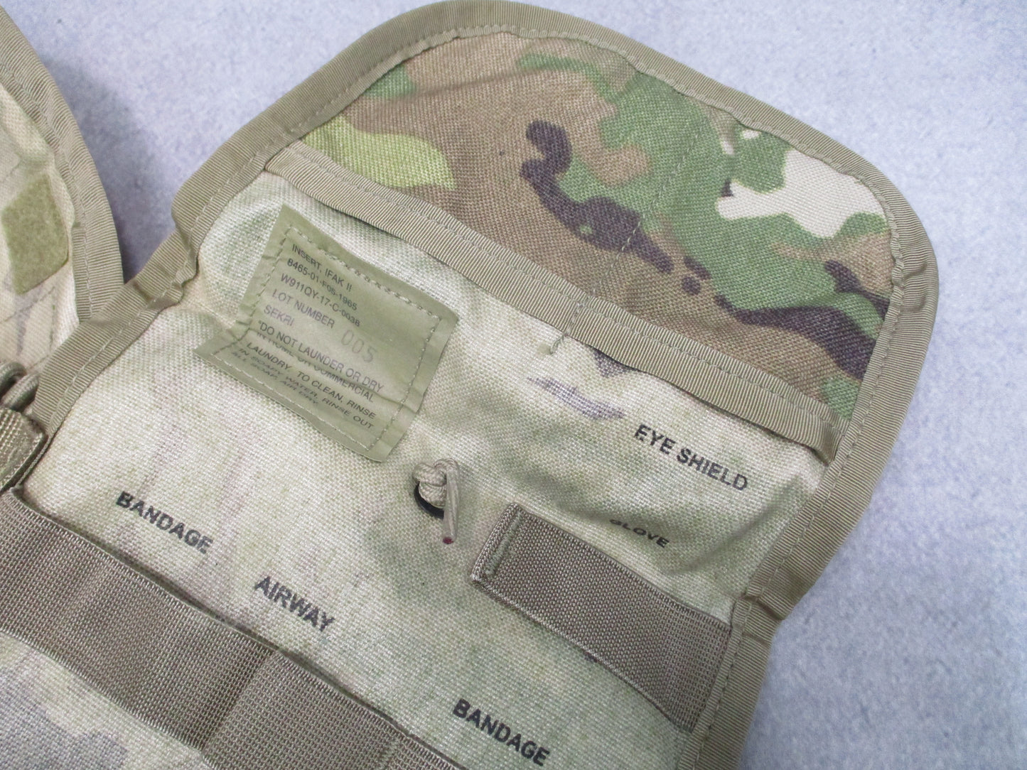 USGI SEKRI IFAK II OCP Multicam MOLLE First Aid Pouch w/ Insert EMPTY