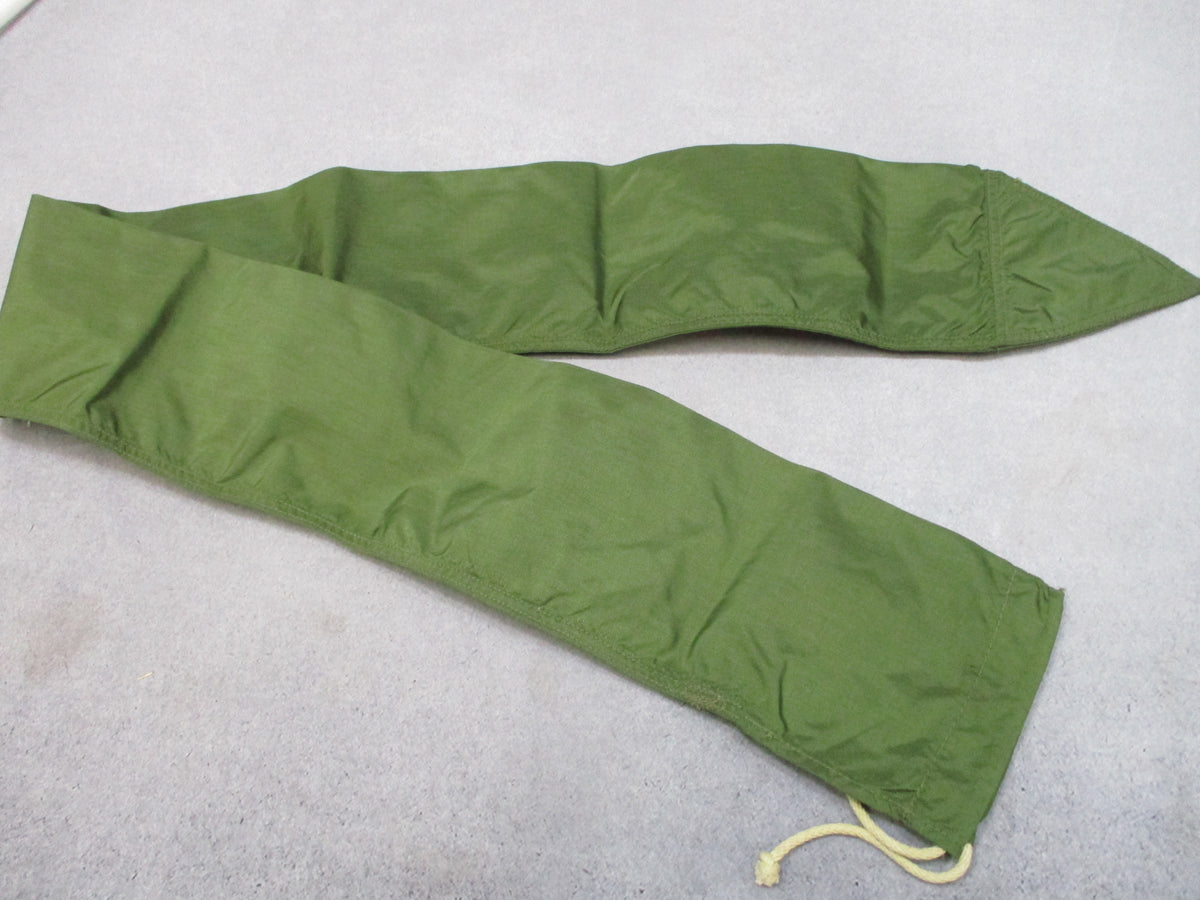 US Military Guidon Flagstaff Bag OD Green 7 x 65 Inch Drawstring Cover Surplus