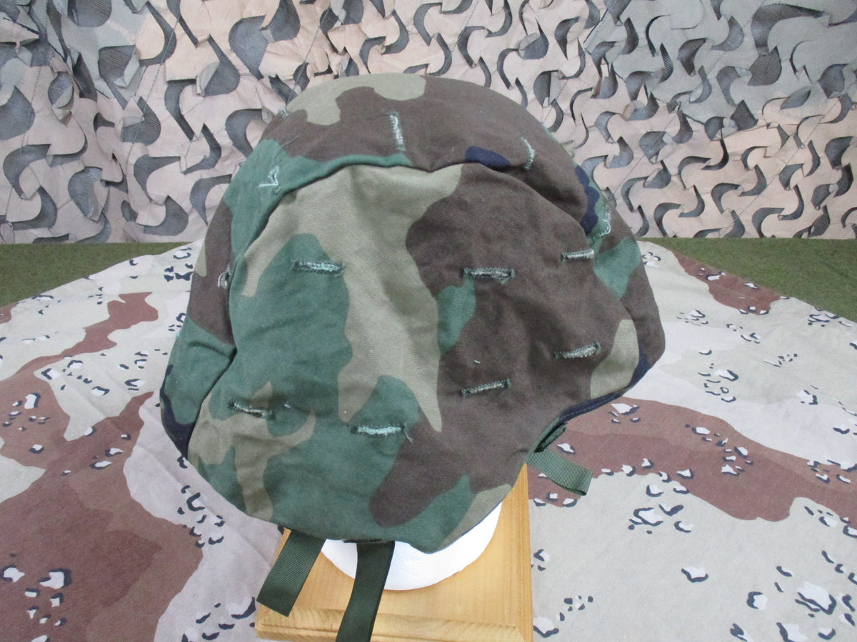USGI PASGT Helmet Cover M81 Woodland Camo Medium Large Army Surplus